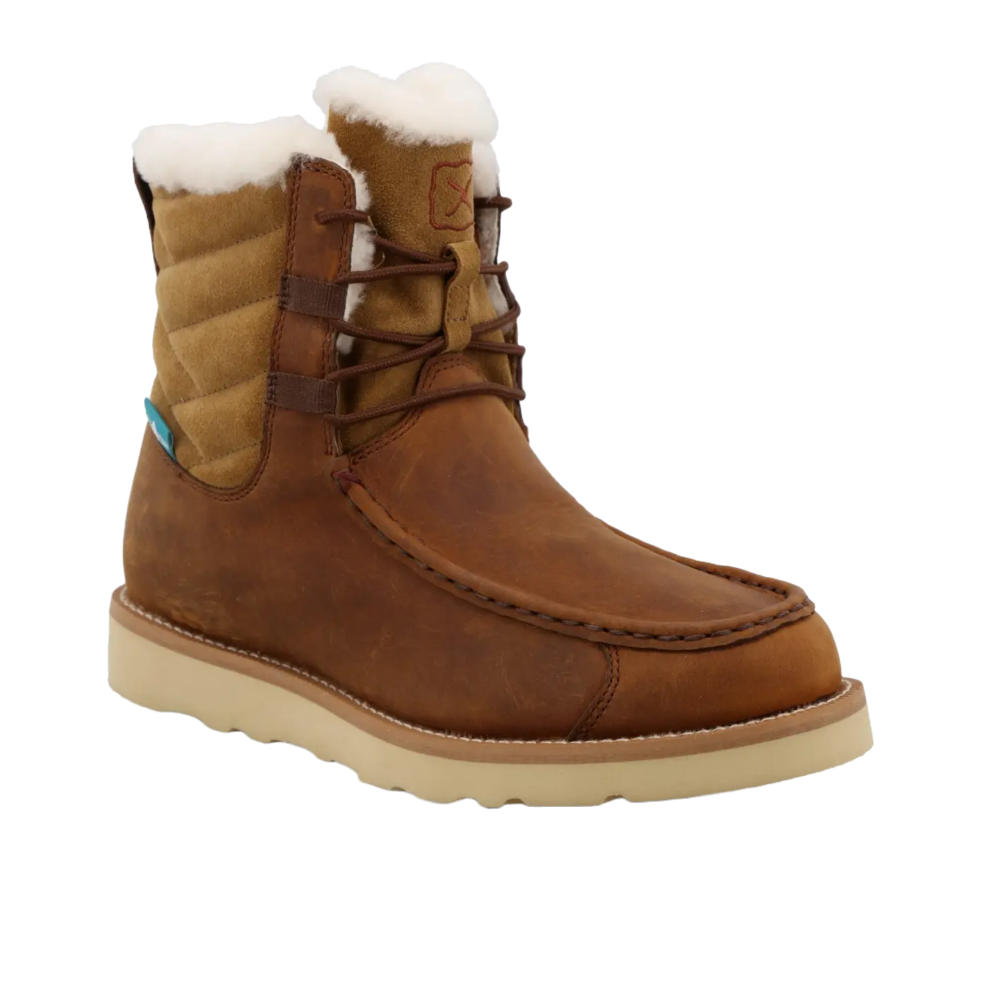 Twisted X Ladies 6" Wedge Sole Boots Oiled Saddle & Nutmeg WCAW001