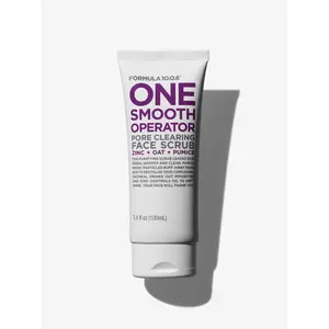 Formula10.0.6 One Smooth Operator Pore Clearing Face Scrub with Zinc Oat & Pumice 3.4 oz for Smooth Skin Repair