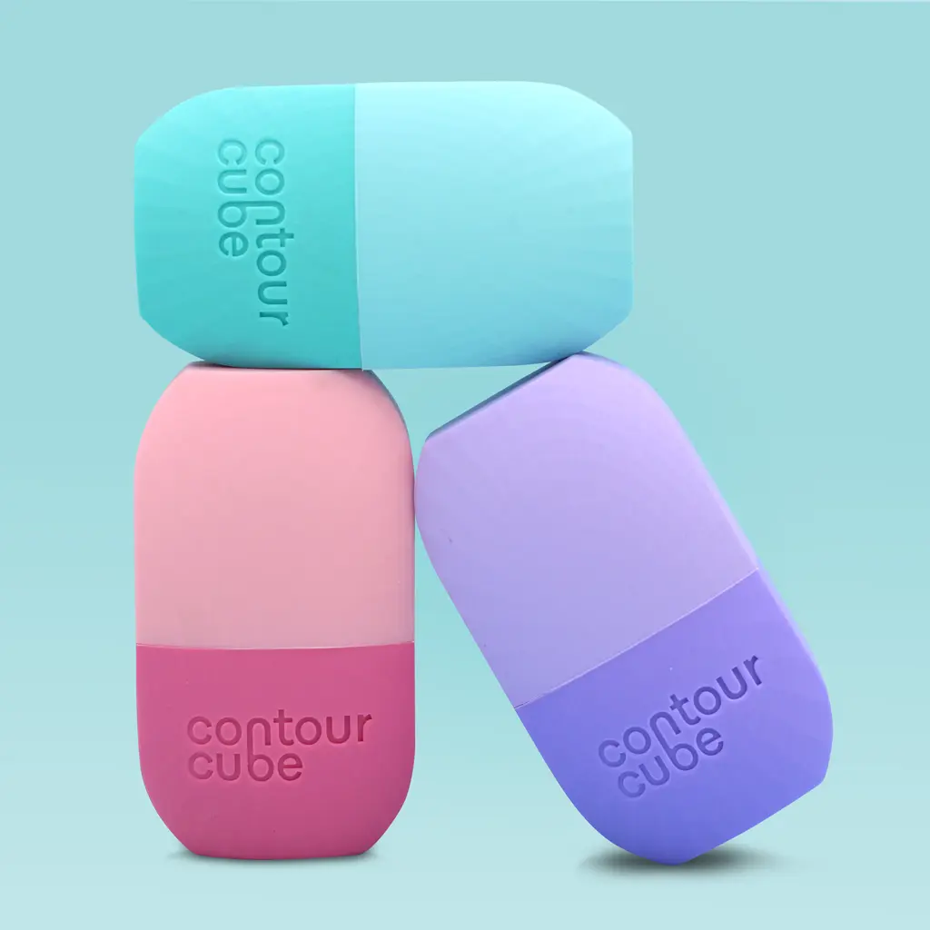 Contour Crew Bundle | 3x Contour Cube Ice Facial Tools | Sculpt, Depuff, and Glow | Skincare Set for Gifting or Daily Use