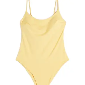 One-Piece Yellow Bathing Suit with Tummy Control Sexy One Piece Swimsuit for Yellow Lovers #XSmall