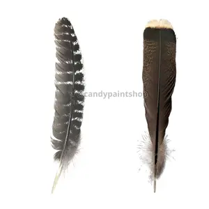 10-12 Inch Natural Turkey Bundle Feathers Stetson Fedora Lowrider Cowboy Hat Ethically Sourced