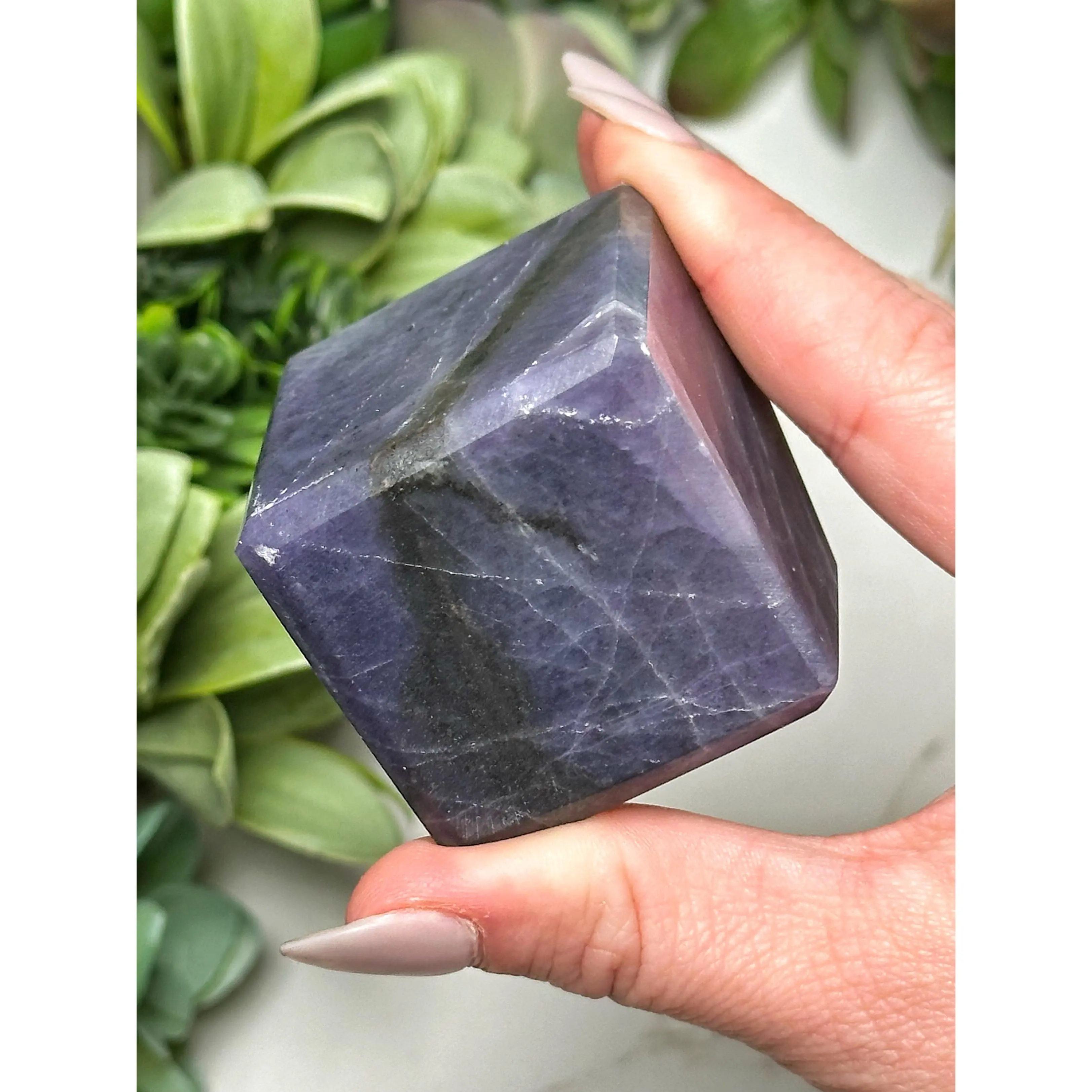 Purple Opal Cube - #11
