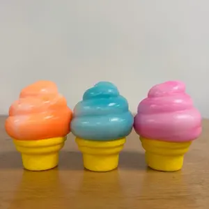 Soft Ice Cream Cone Squishy Toy, Stress-Relief Fidget Toy