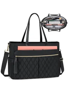 Women's Laptop Bag (15.6 Inch), Teacher Tote Bag/commute Bag/Messenger Bag with Insulated Pockets and Strap, Professional Nurse Bag/laptop Briefcase