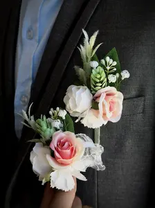 Meadow Blush - Boutonniere & Corsage