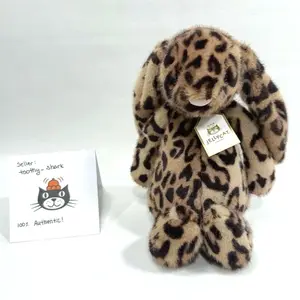 Jellycat Cobblehop Leopard Bunny Plush Exclusive NWT Toy Doll Soft Stuffed Gifts With Dust Bag tiktokshopspringglowup