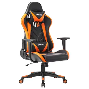 LSSPAID Gaming Chair  For Home Office With Wheels, Lumbar Support, Adjustable Headrest And Flip-Up Armrest，Esports Chair