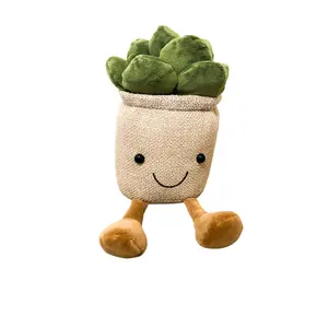 Beige Succulent Plant Plushie Toy