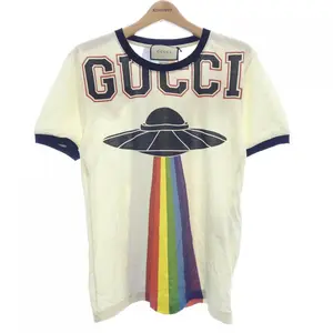 Pre-owned GUCCI Cotton Small Leather Goods T Shirt