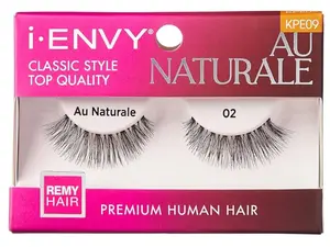 Kiss i ENVY 100% Human Eyelash Full Strip Au Naturale 02, KPE09