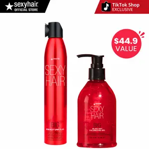 SexyHair Big Blow Dry Volumizing Gel & Big SexyHair Root Pump Plus Spray Mousse