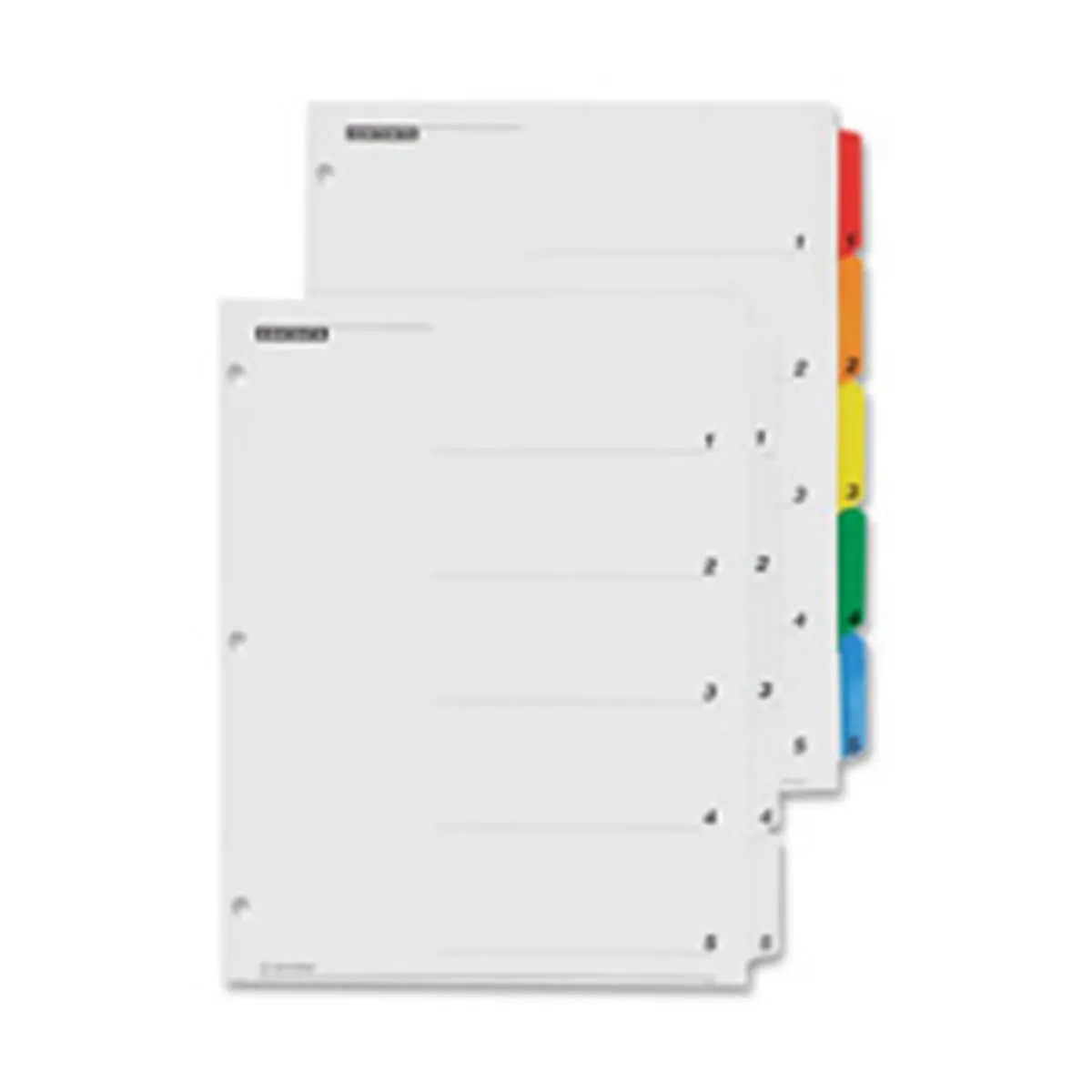 Cardinal Brands- Inc CRD61013CB One Step Index System- Numbered 1-10- 10 Tabs- Clear