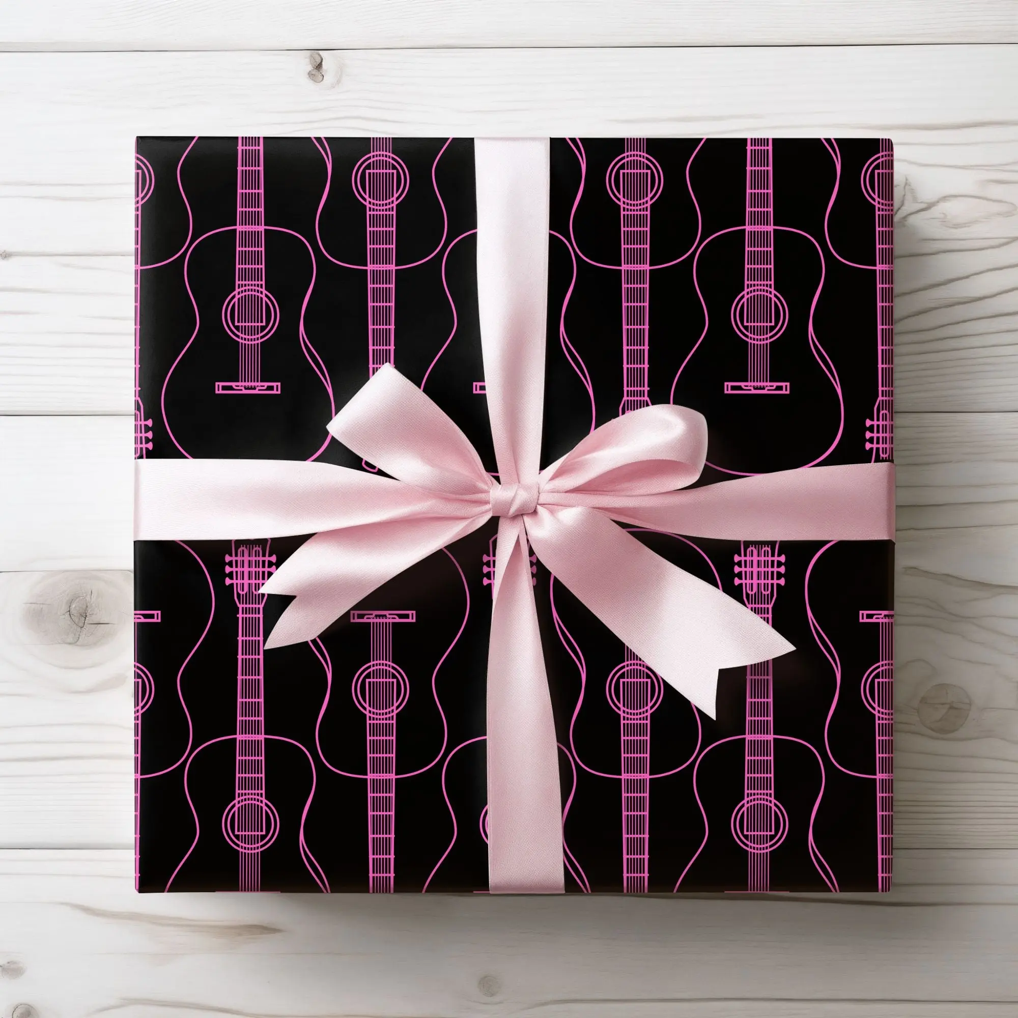 Guitar-themed  Gift Wrapping Paper