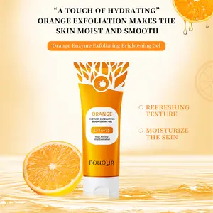 Orange Exfoliating Gel, Vitamin C Face & Body Scrub, Deep Cleansing Peeling Gel, Brightening Facial Exfoliator, Dead Skin Remover,  #Black Friday ，Body Scrubs & PeelsNatural Skincare, Gentle Daily Use#SkincareRoutine #FaceScrub #GlowingSkin
