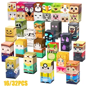 Animals & Human Theme Mini Size Magnetic Toys Set - STEM Set, 3+ Years Old Toy for Boys and Girls Learning Puzzle Toy, Suitable Halloween, Christmas Gift For Boys And Girls