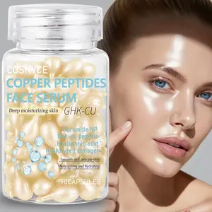 Cosnyce Copper Peptide Face Serum, Hyaluronic Acid, Niacinamide Np, Panthenol, Vitamin E, C, Retinol, Skincare, Facial Treatment
