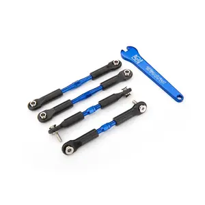 Traxxas Aluminum Turnbuckle Camber Link Set (Blue) (4)