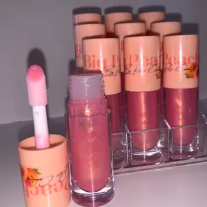 Big Peach Lipgloss Lightweight Hydrating Lipstick Makeup