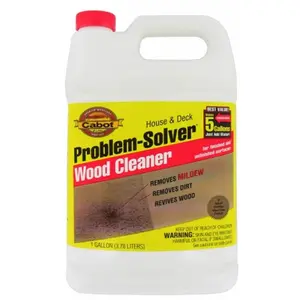 Valspar Brand 1 Gallon Problem-Solver Wood Cleaner 140-8002 GL - Pack of 4, Cleaning, All Purpose Cleaner, Multi Cleaner Concentrate