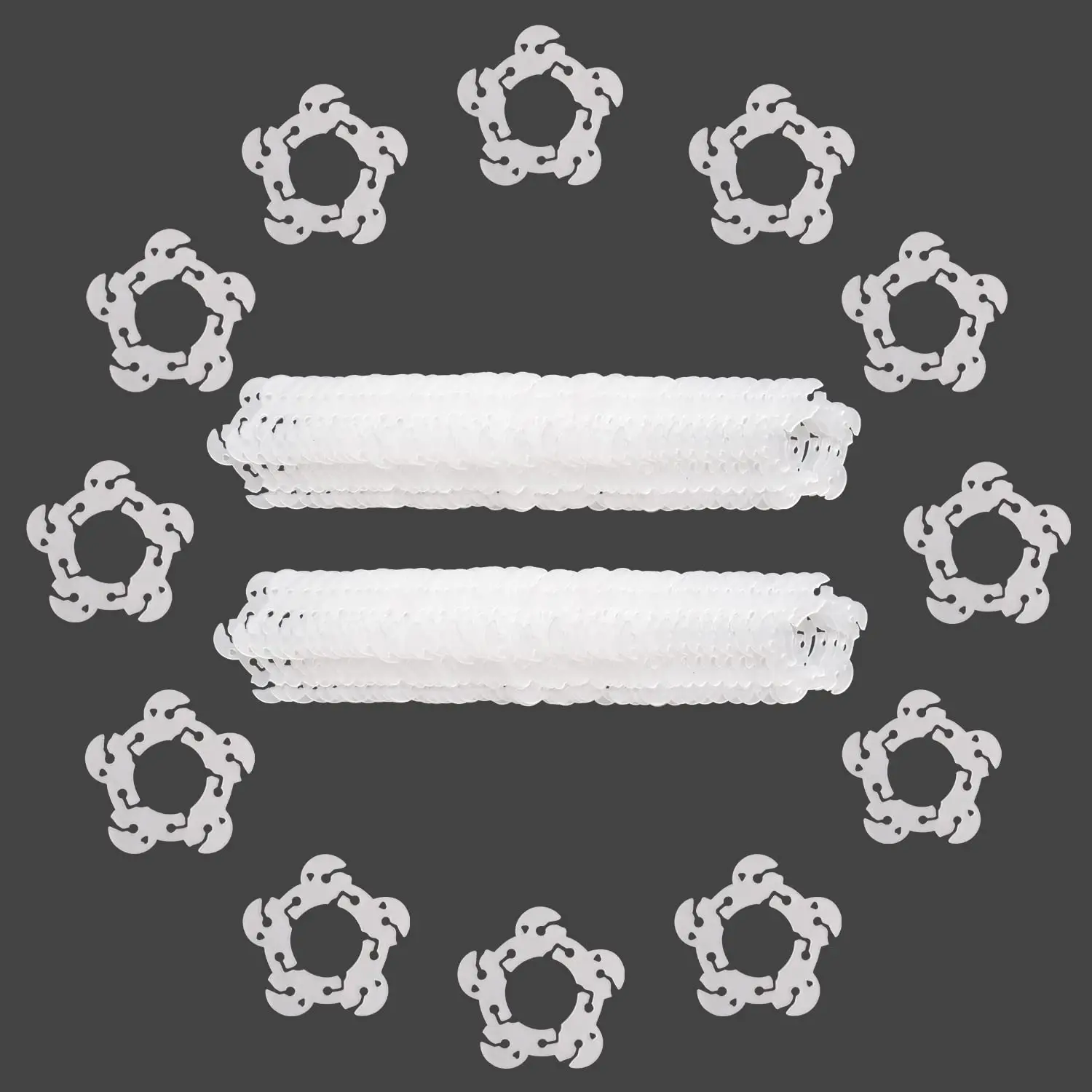 100PCS Balloon Arch Clips, Reusable Balloon Clips for Balloon Arch, Plastic Balloon Supplies for Stand, Balloon Garland Clips for Party Wedding Baby Shower Decorations