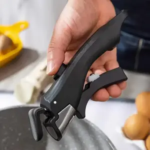 1 ergonomic removable pot handle, outdoor tableware removable and replaceable handle, universal anti-scalding pot clip, kitchen accessories, handle, no contact with food