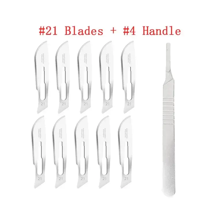 Carbon Steel Surgical Scalpel Blades Handle Scalpel DIY Cutting Tool PCB Repair Animal Surgical Knife Surgical Knife