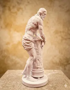The Scourging At The Pillar Jesus Statue Marble