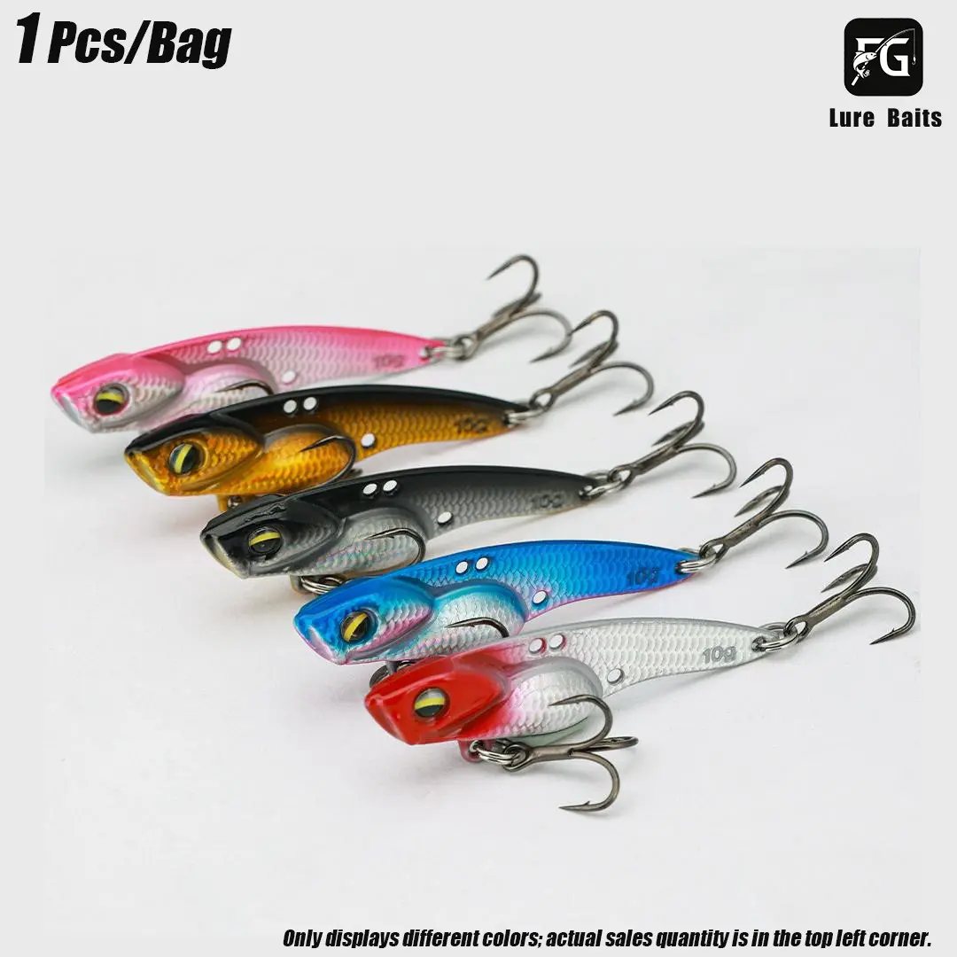 1pcs Artificial Fishing Lure 5g-14g 45mm-60mm, High Vibration Fast Start, Full Swim Layer, Thin Back, Far Casting Snake Bait Treble Hook Lures Fishing Tackle