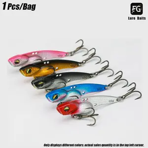 1pcs Fishing Lure 5g-14g 45mm-60mm, High Vibration Fast Start, Full Swim Layer, Thin Back, Far Casting Snake Bait Treble Hook Lures
