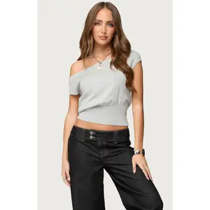 Edikted Women's Michaela Off Shoulder Knit Top