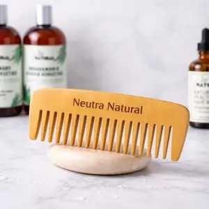 Neutra Natural Wooden Comb for Hair Care - Eco-Friendly & Gentle on Scalp - Perfect for Daily Use