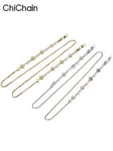 Metal Eyeglass Chain Necklace, Mask Holder Strap, Glasses Hanging Rope, 1 Piece Pack, Stylish and Functional Accessory