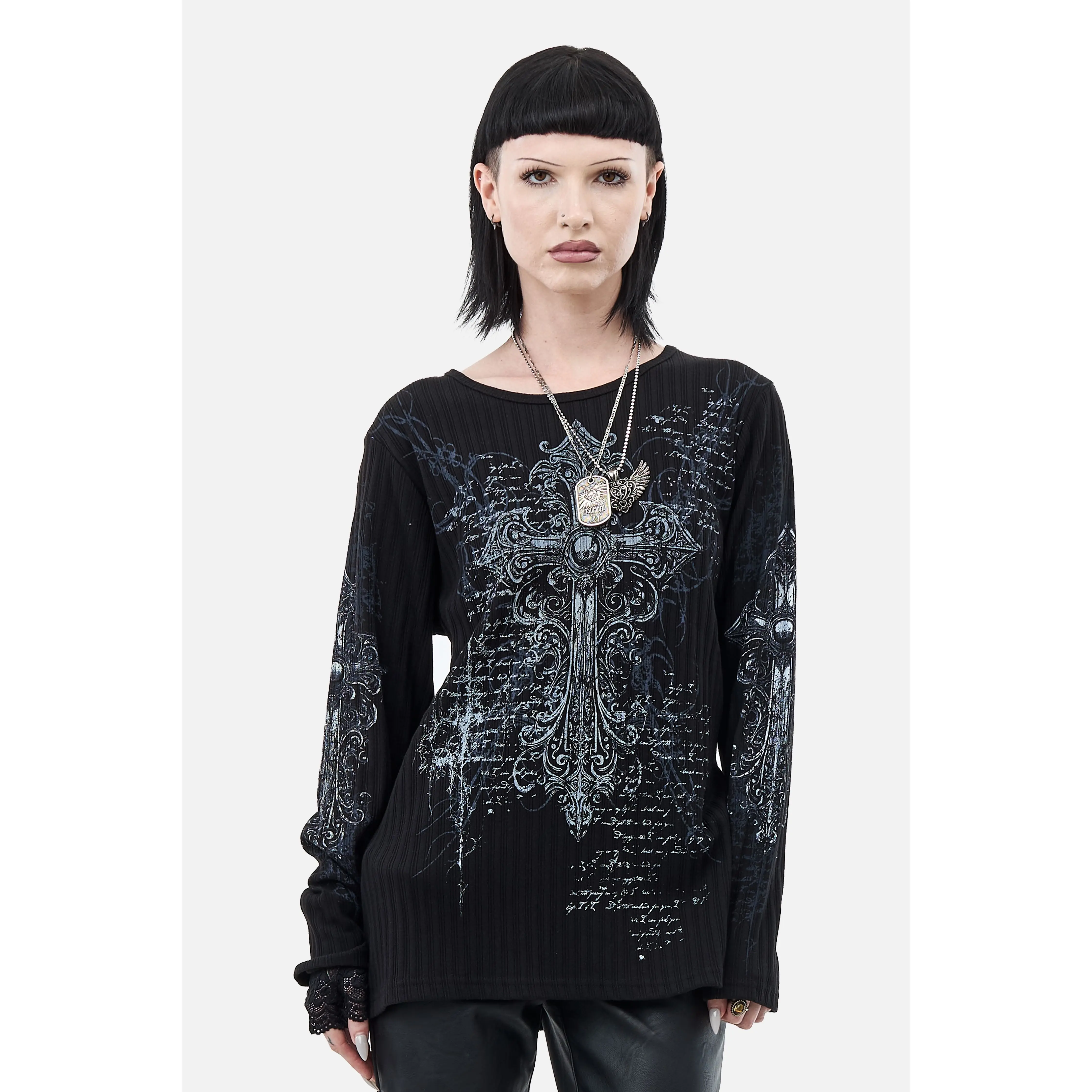 Scripture Ribbed Long Sleeve