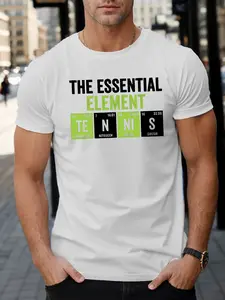 TENNIS Men's Short Sleeve T-shirt Summer T-shirt Top