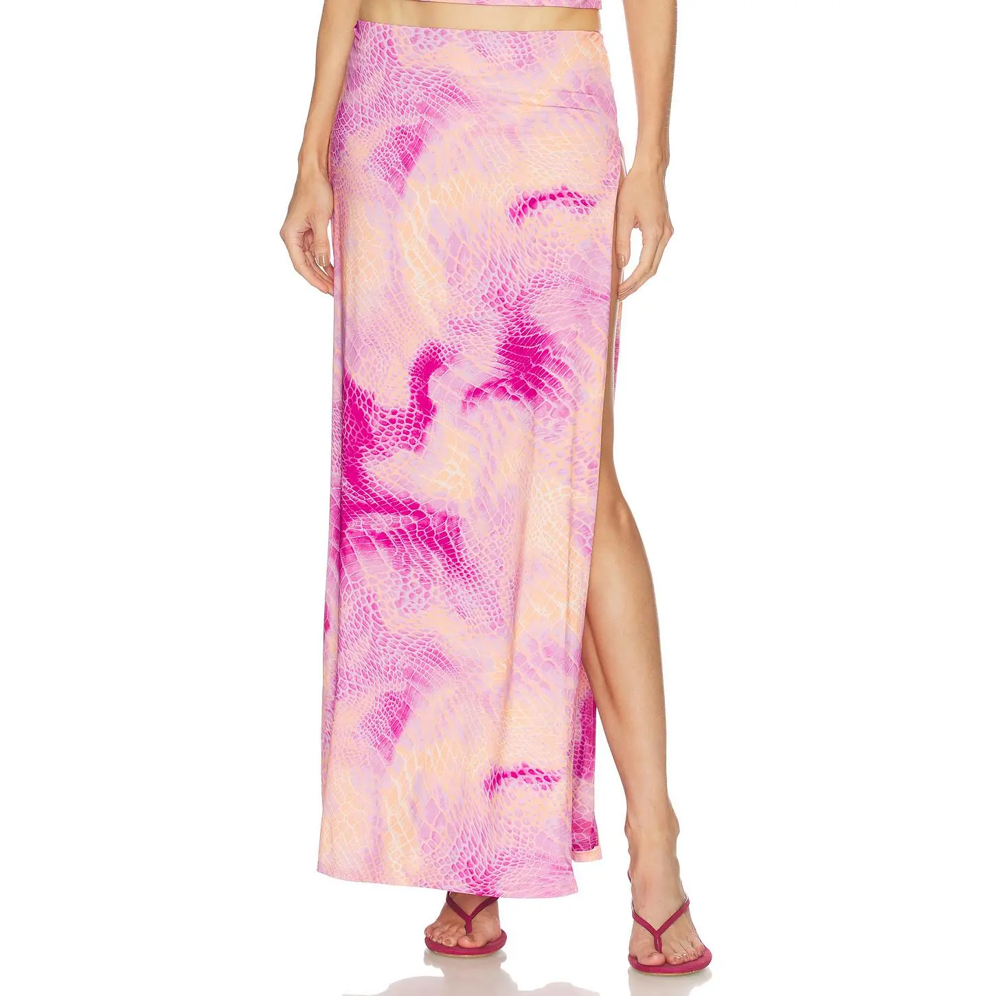 AFRM Tempest Skirt in Lavender Snake