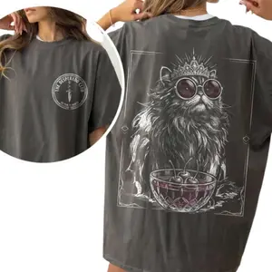 Princess Donut Approved Shirt, Desperado Club Cat Tee, Funny Mongo Meme Shirt, Dungeon Crawler Carl Inspired Graphic T-shirt, Bookish LitRPG Fan Gift for Men Women, Crew Neck T-shirt, Trending T-shirt