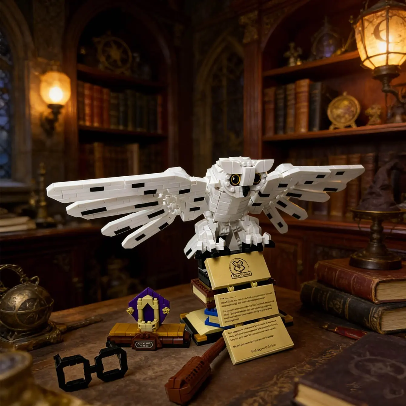 Owl Building Block Model Assembly, Holiday Gift Ceiling, Educational Stress Relief Puzzle Toy, New Year Surprise for Brick Lovers, Building Block Set, Blocks Set