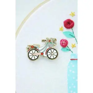 Floral Bike Needle Minder