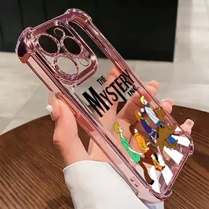 Scooby Doo cartoon Phone Case Suitable for iPhone 17 16e 16 15 14 13 12 11 Mini Pro Max Air X XR XSMAX 8 7 Plus Anti Fall Transparent Soft Back Cover