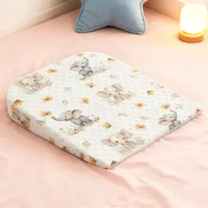 Baby Support Pillow, Infant Cartoon Breastfeeding Milk Anti-Reflux Baby Wedge Pillow Nursing Pillow