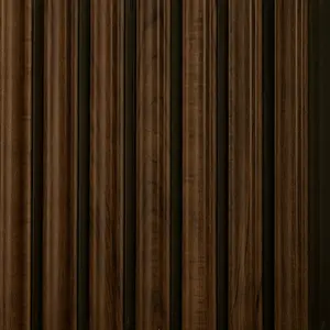 From Plain To Beautiful In Hours Fluted 1/2 in. x 0.79 ft. x 7.88 ft. Glue-Up Decorative Foam Wood Slat Walls (10 Pack)/62 sq. ft.
