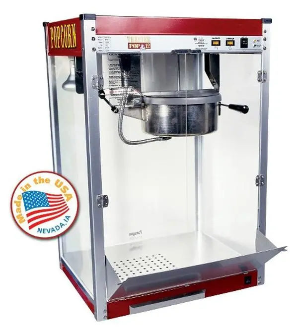 Paragon - Manufactured Fun Theater Pop 8 oz Popcorn Machine, 19.75" W X 14.25" D X 29.5" H, 8 Ounce