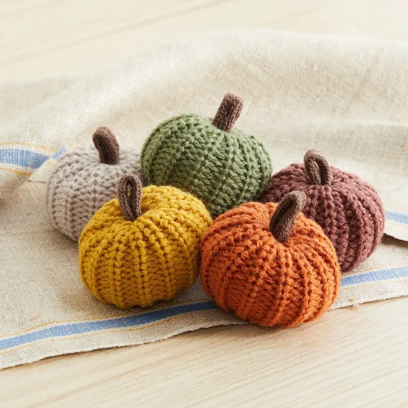 Set of 5 Autumn Collection, Accent Home Decor, for Tablescape, Gift for Friend, Farmhouse Decor, New Home Gift, Home Decor, Fall Decor