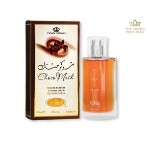 Choco Musk Eau de Parfum 1.65 fl oz (50ml) By Al-Rehab - Unisex Fragrance with Sweet Chocolate Aroma