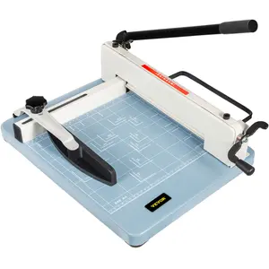 Spring new arrivals Industrial Paper Cutter A4 Heavy Duty Paper Cutter 12 Inch Paper Cutter Heavy Duty 400 Sheets Paper Guillotine with Clear Cutting Guide Grids for Offices, Schools, Businesses and Printing Shops