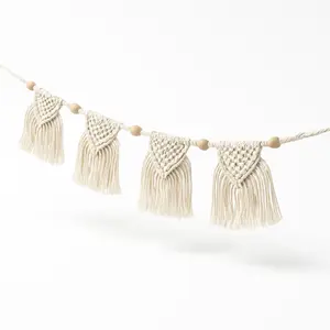 Summer Boho Macrame Banner, 6-ft