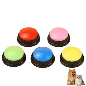 Voice Recording Button for Dogs/Cats - 30 Second Record & Playback, Plastic, 3.54 Inch, Interactive Training Tool, Funny Gift, Puppy Essentials