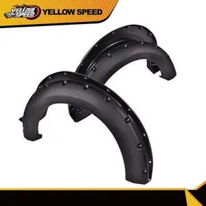 Fit For 2004-2008 Ford F150 Pickup Rivet Pocket Style Set Bolt On Fender Flares Automotive Car Accessories