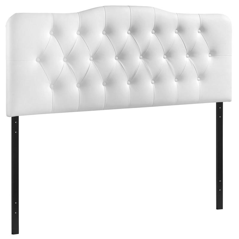 Modway Annabel Full Upholstered Vinyl Headboard in White