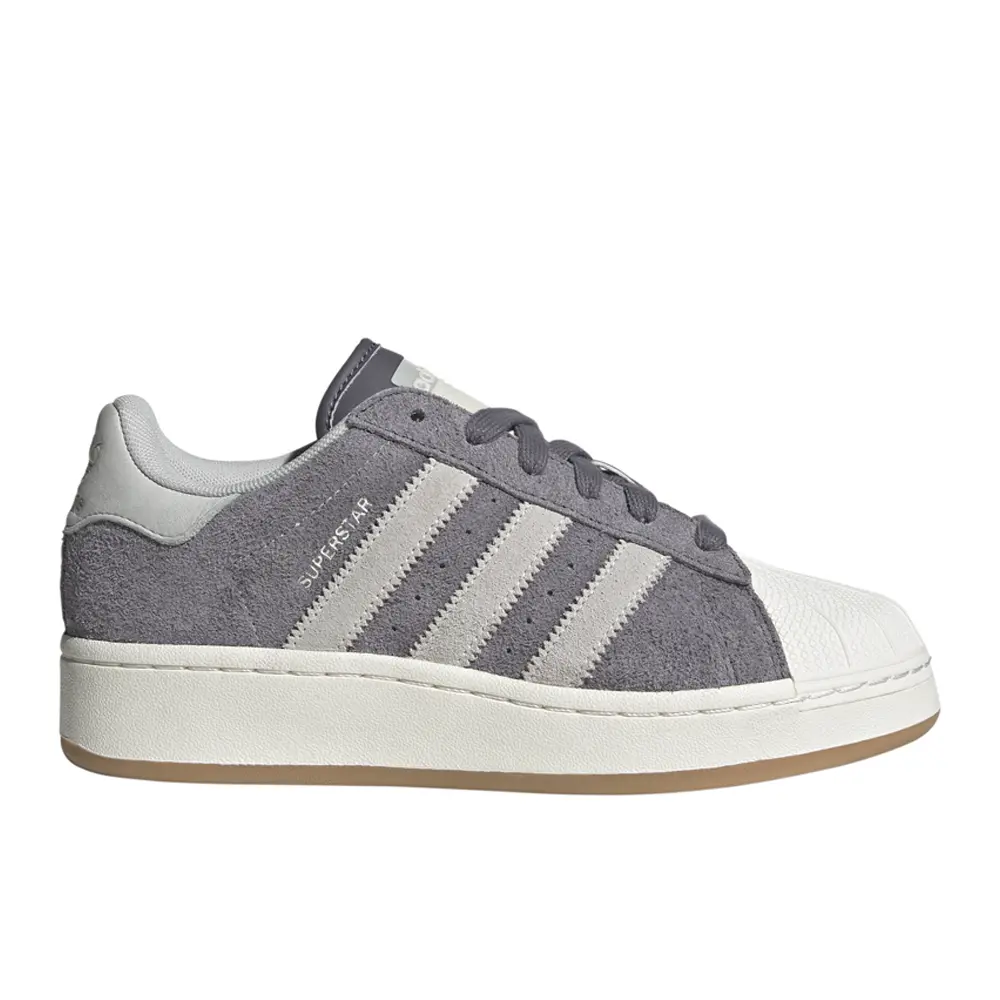 adidas Womens Superstar Xlg Sneakers Shoes Casual - Grey adidas Womens Superstar Xlg Sneakers Shoes Casual - Grey